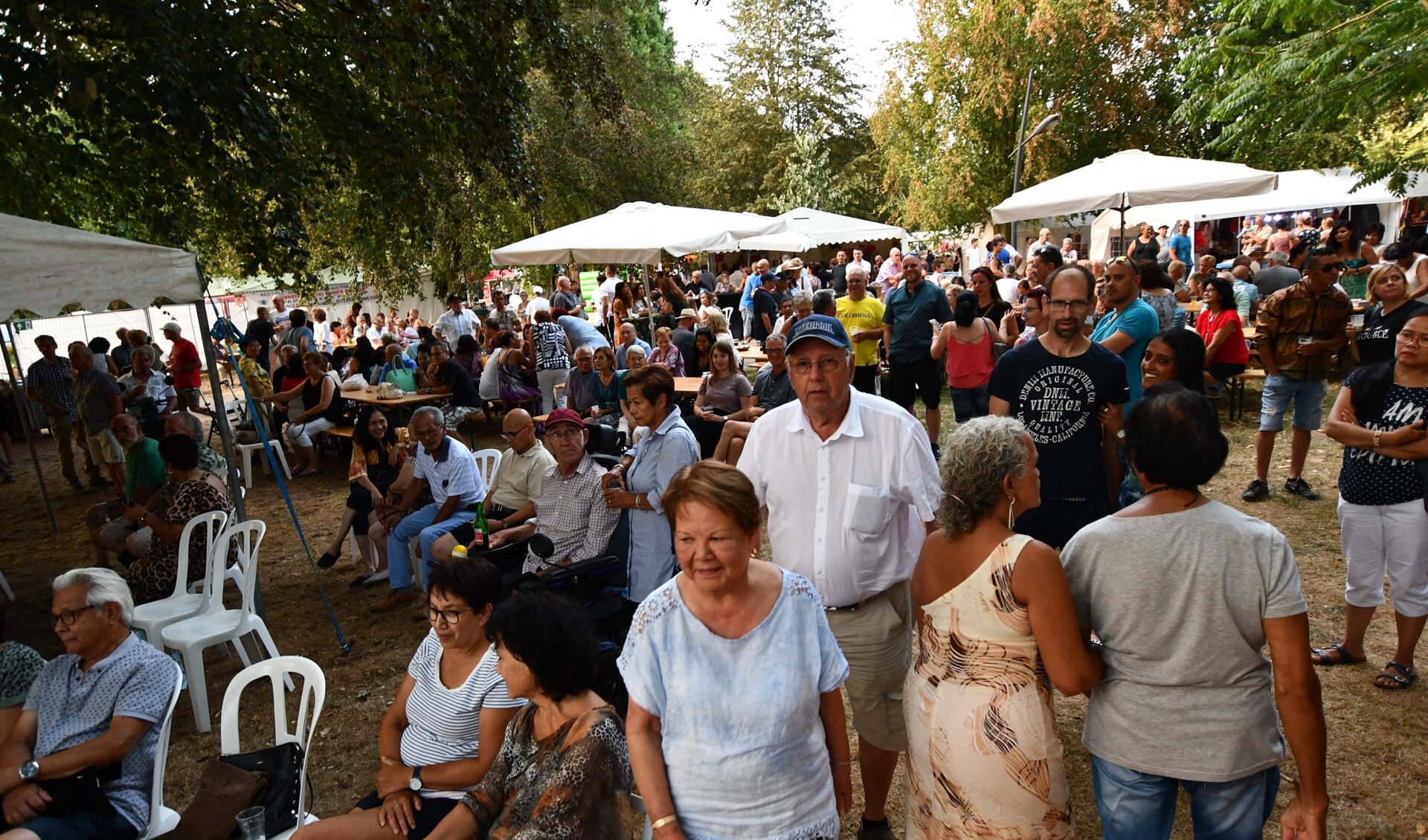 De Pasar Malam is een druk bezocht evenement in het Oderkerkpark. ARCHIEFFOTO