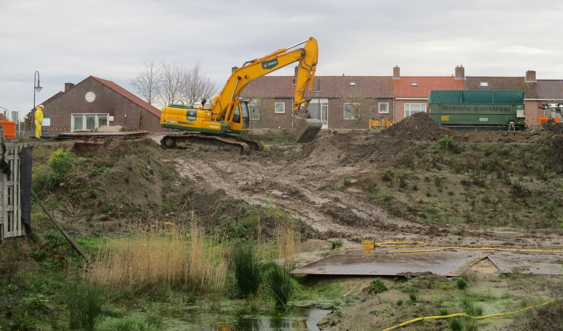 De voormalige Bult is vlak. 