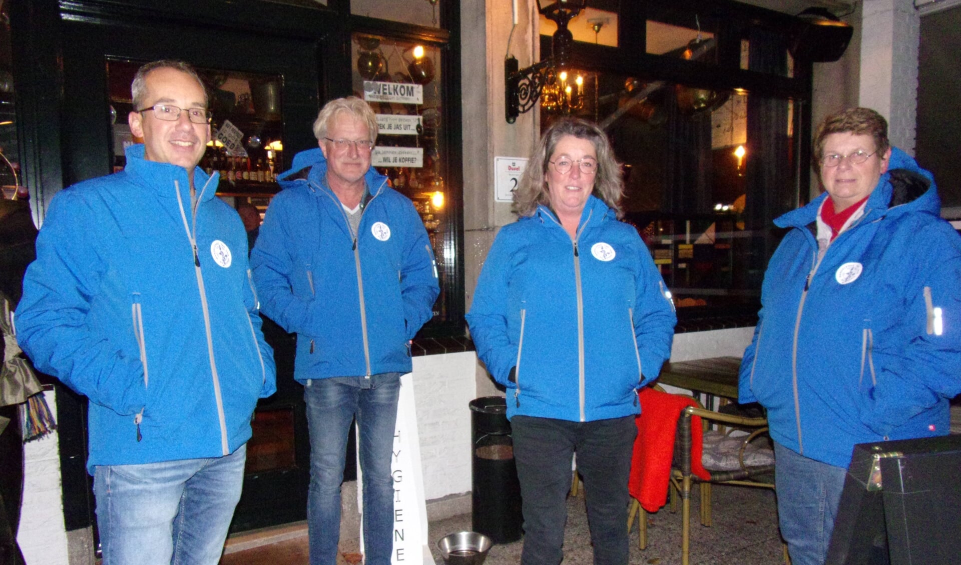Comitéleden (vlnr) Kees van den Berg, Gerald de Waal, Diana van Diesen en Gitta van Rooij.