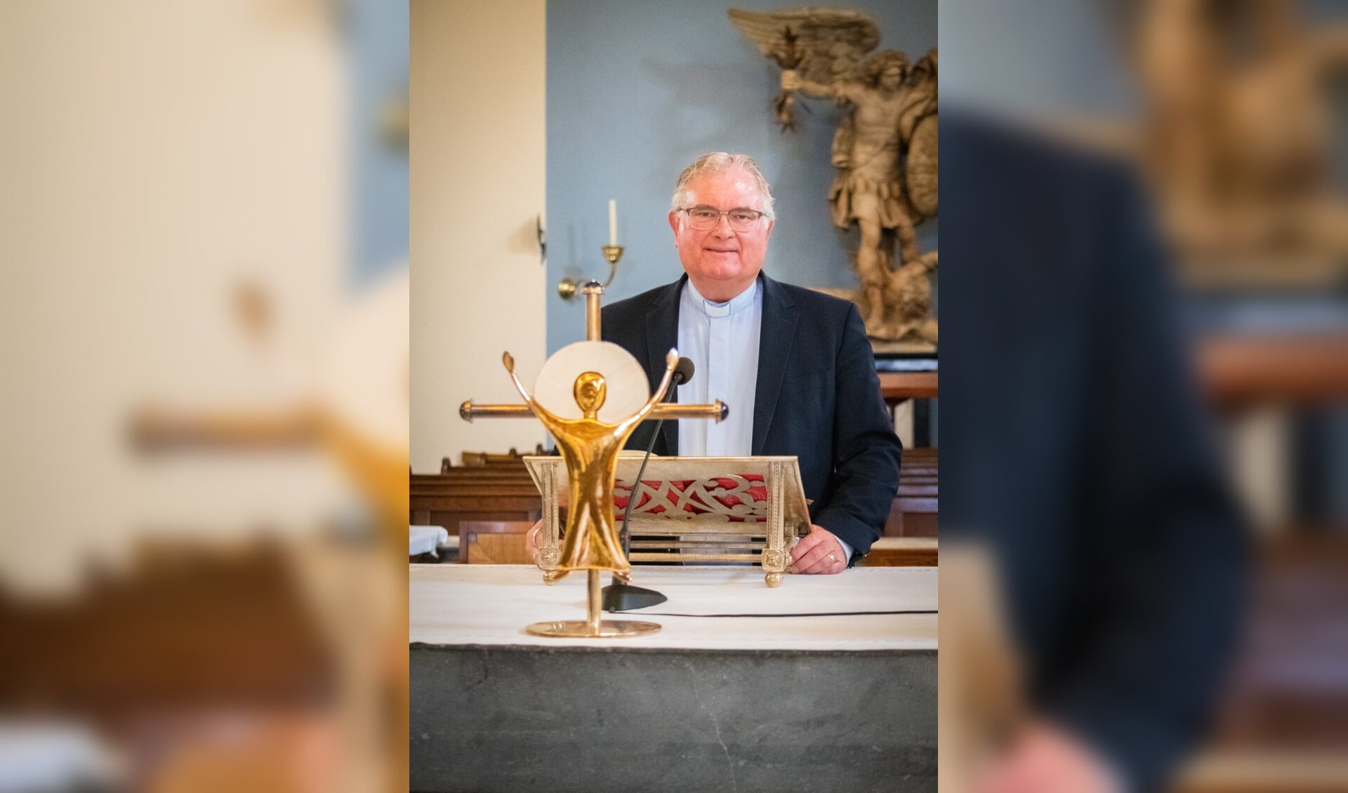 Pastoor Hans van Geel: 'We moeten dit echt samen doen en bidden dat God ons helpt onszelf te houden aan de coronamaatregelen' 