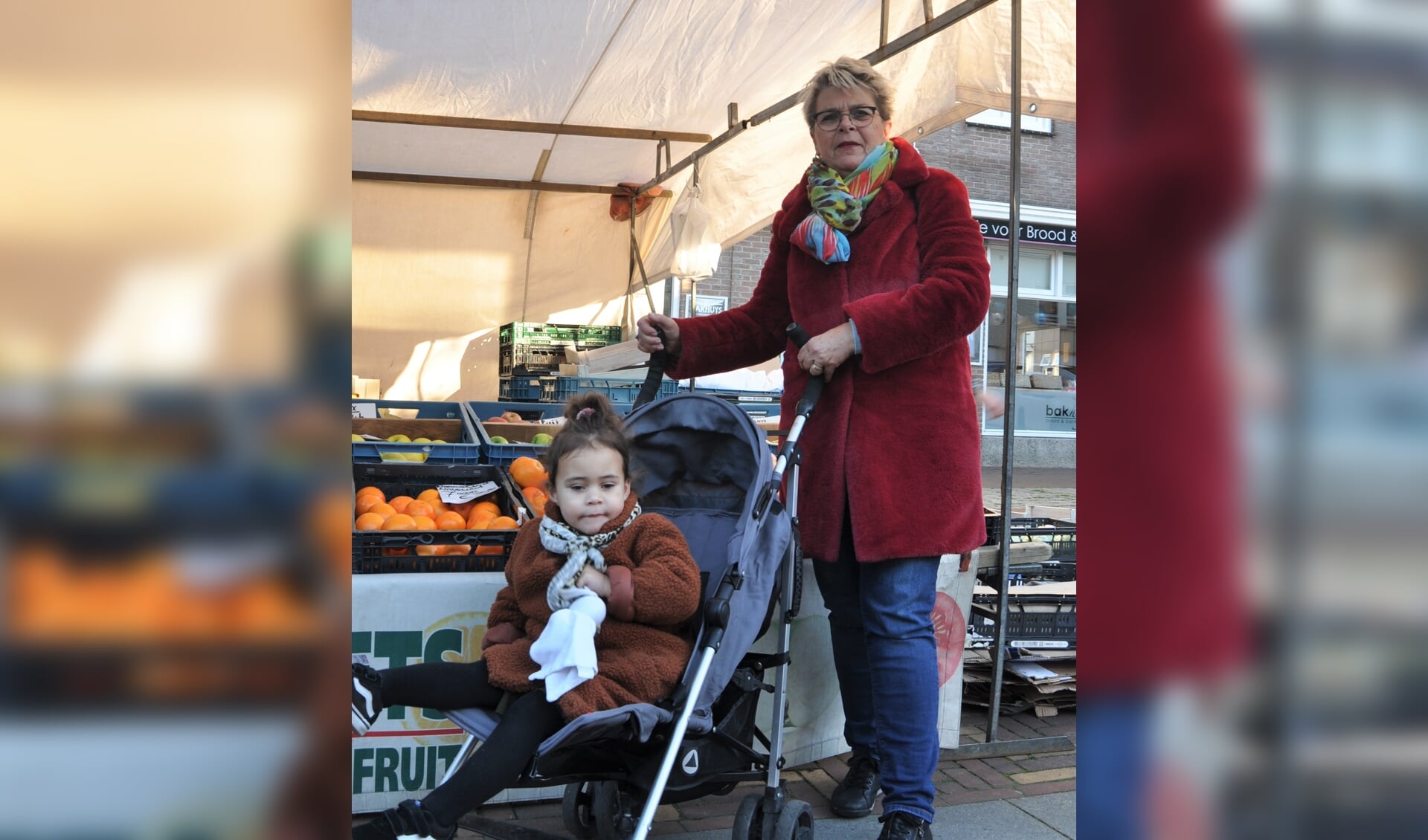 Marjan van Overveld met kleindochter Lou-Lou: 'We blijven voorlopig gewoon komen, hoor'
