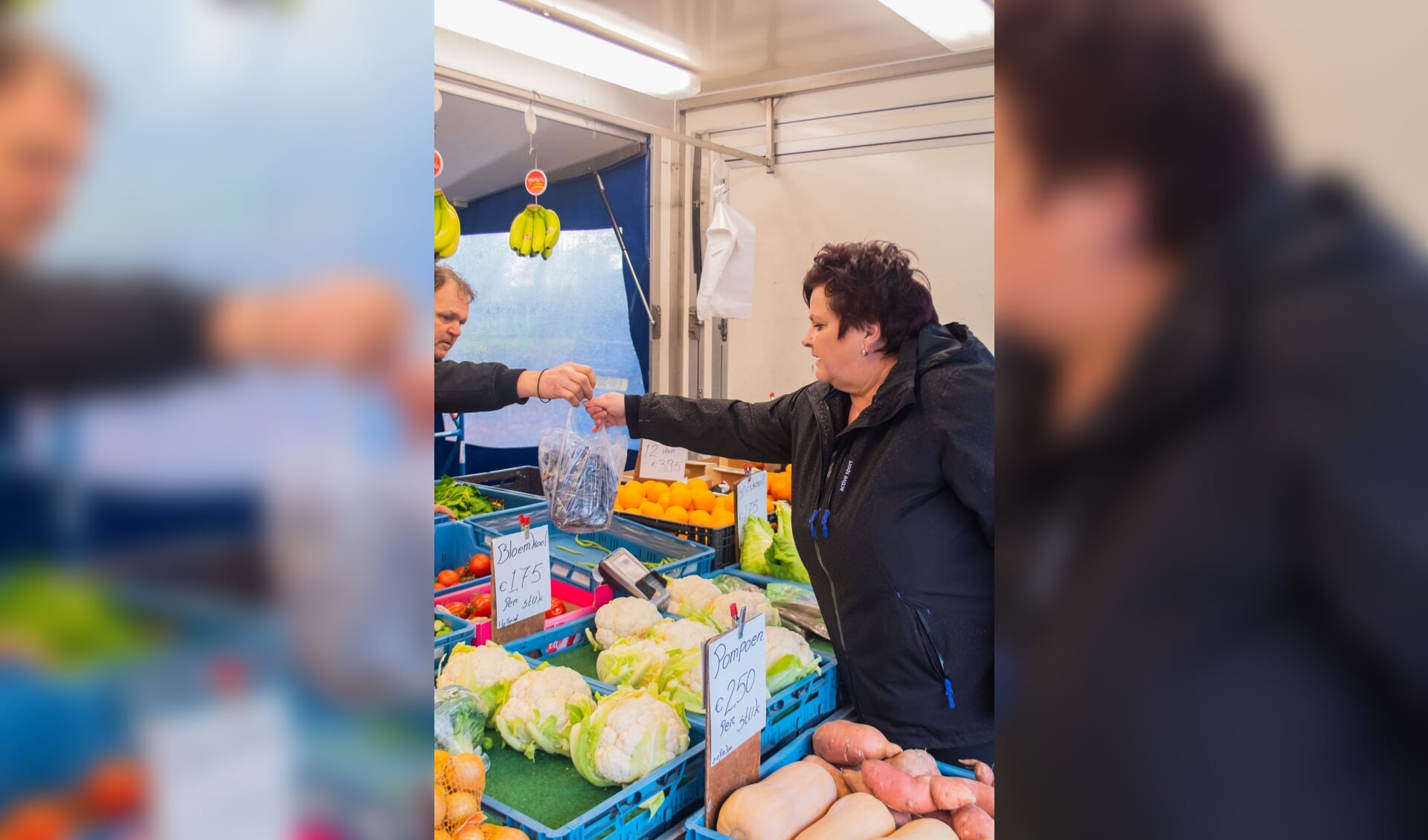 Marktganger Annelies van Dijck: 'Over het algemeen vind ik de groente en het fruit van de markt echt veel beter dan dat van de supermarkt' 