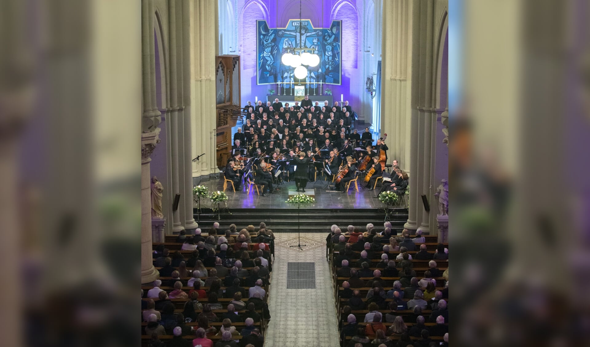 In 2017 trad het Projectkoor met orkest nog op voor een volle kerk.