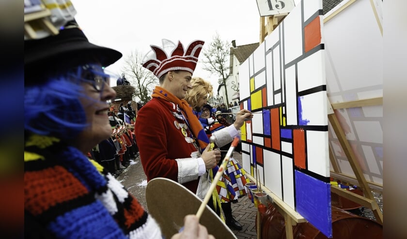 Ondanks de afgeslankte vorm was het een succesvolle optocht.