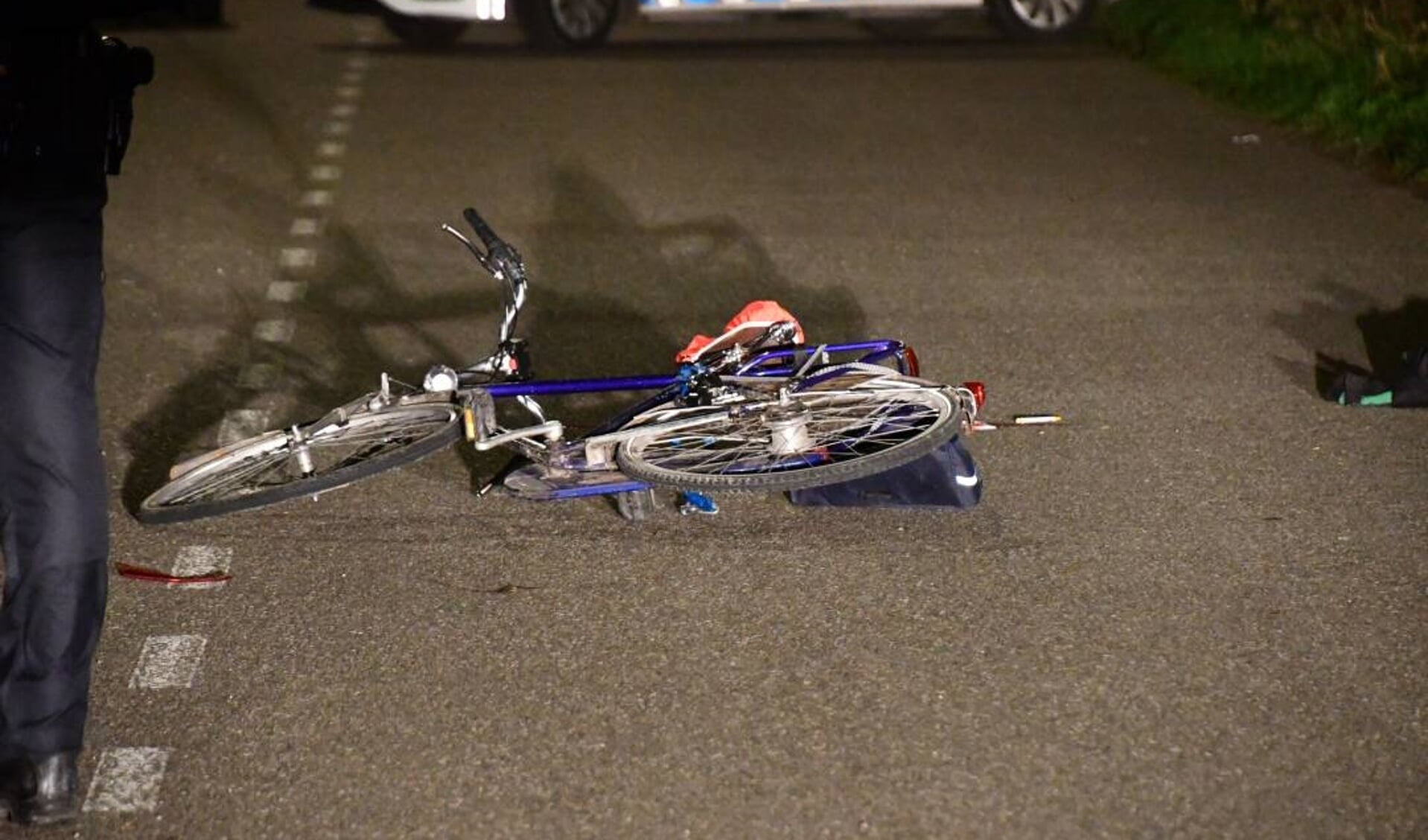 De fiets is na onderzoek meegenomen door de politie. 