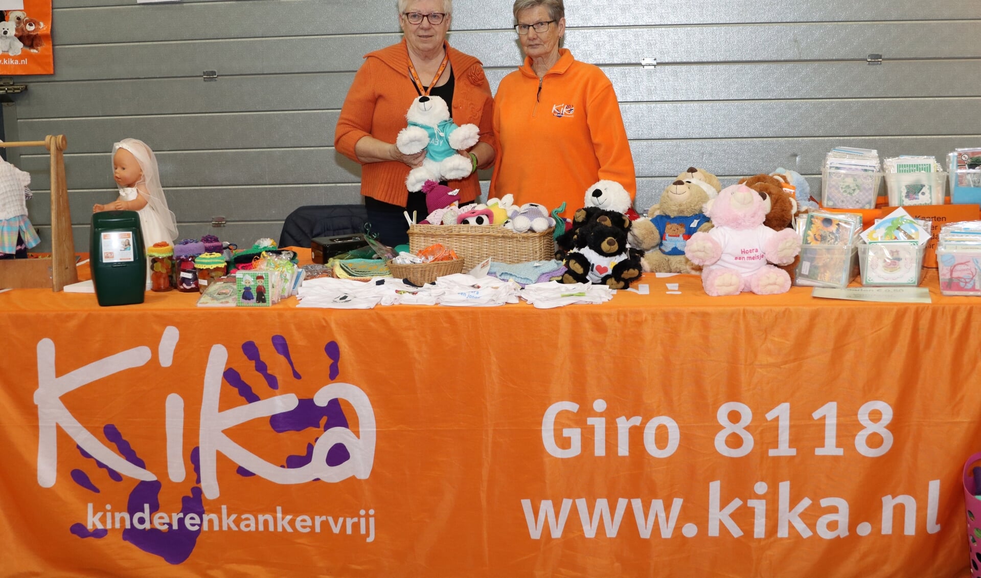 De stand van Kika Zeeland op de Modelbouwshow in de Zeelandhallen. FOTO COBY WEIJERS