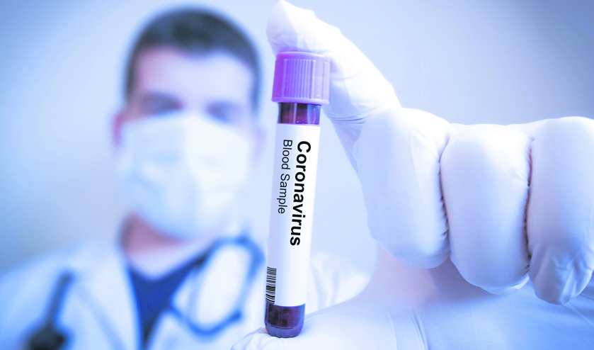 coronavirus foto ter illustratie