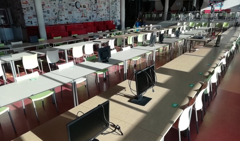 Ruimte LANparty JTC. FOTO JTC