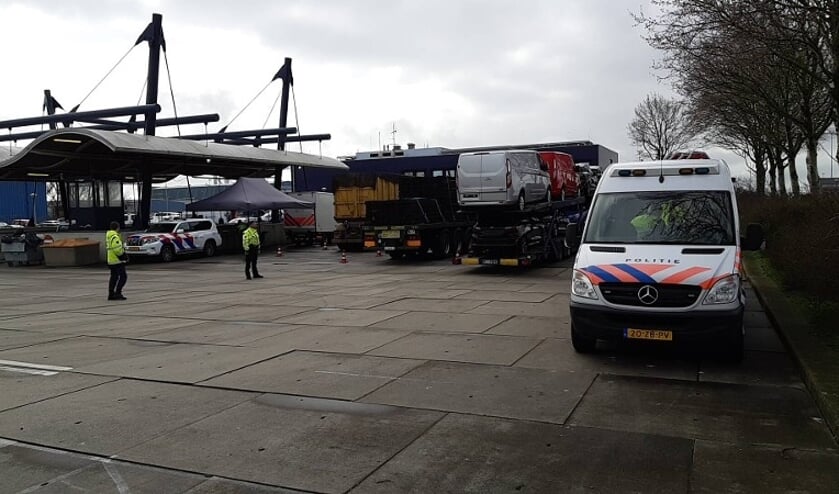 Bekeuringen bij transportcontrole in havengebied
