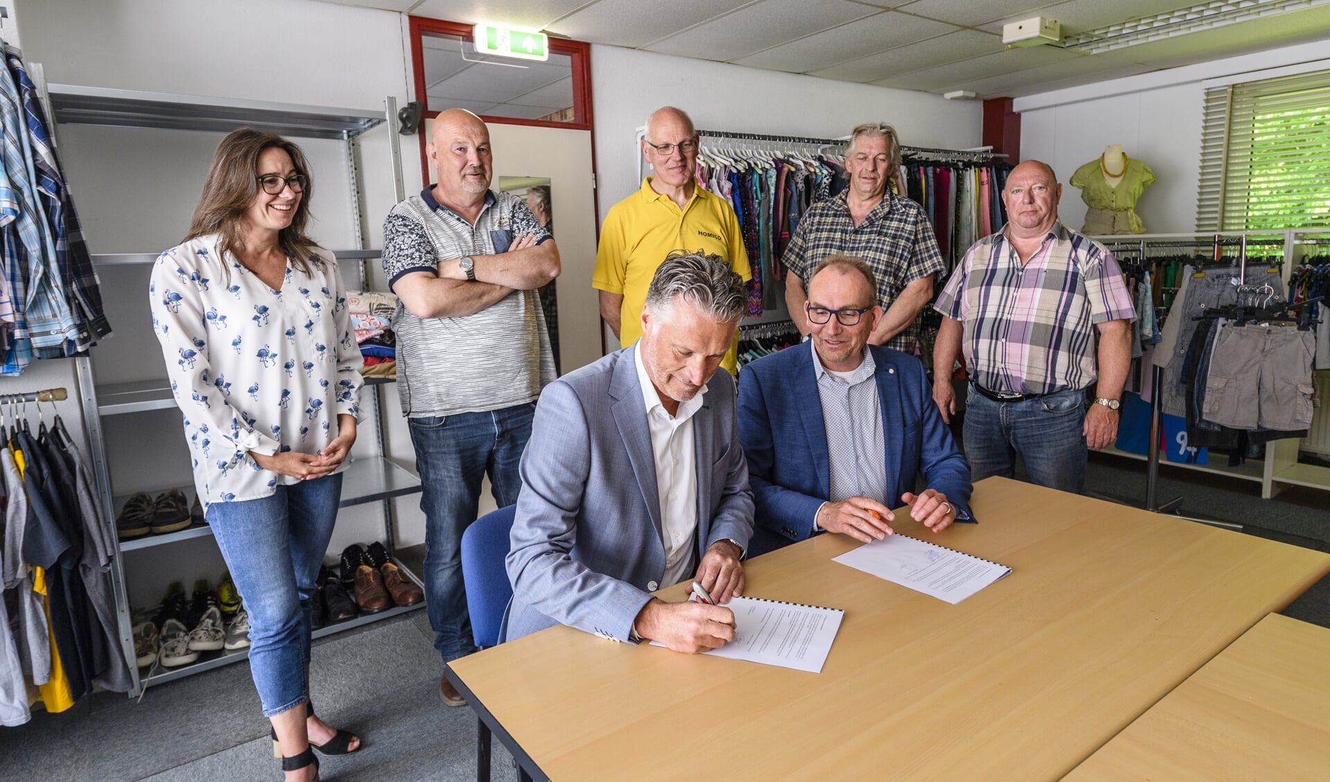 In mei 2018 werd de samenwerkingsovereenkomst tussen De Kringloper en Werk Voorop getekend. 