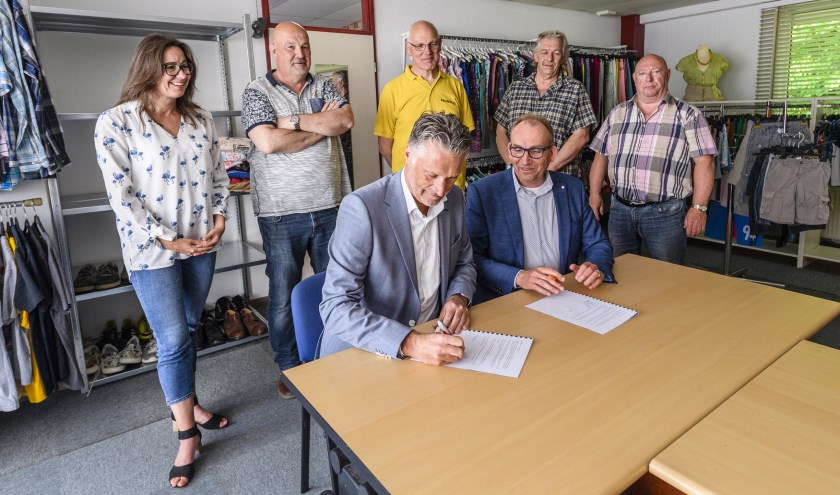 In mei 2018 werd de samenwerkingsovereenkomst tussen De Kringloper en Werk Voorop getekend.
