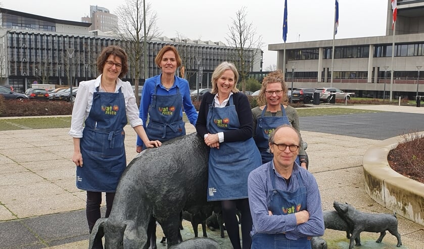 De werkgroep tegen voedselverspilling van 'Watrestje.nu'.