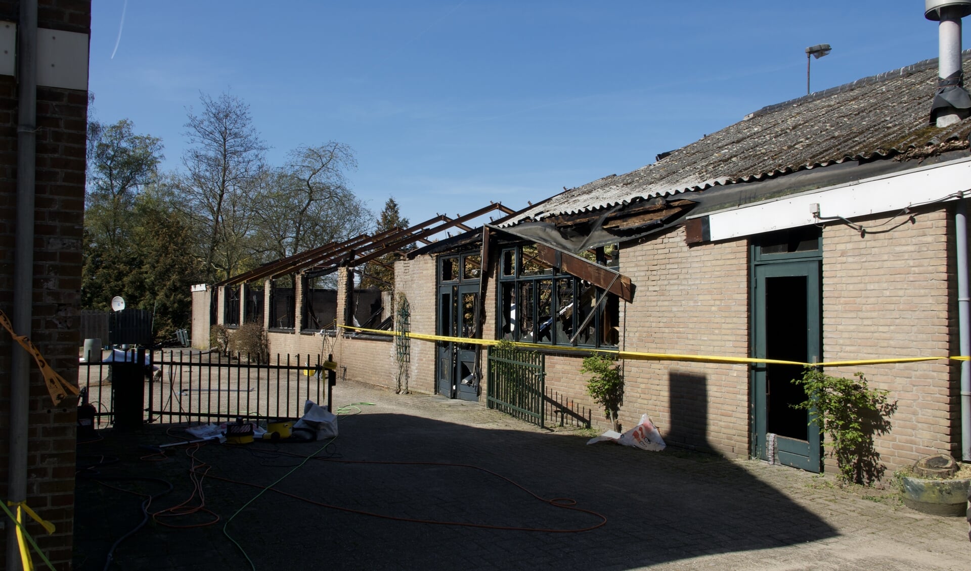 Café De Sportvriend brandde in 2020 af. 