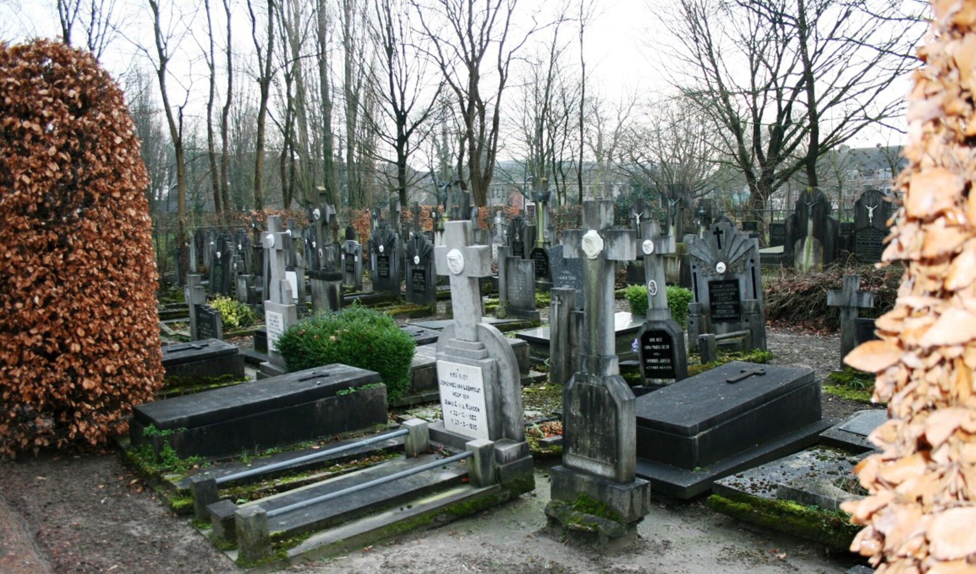 Een begraafplaats. Foto ter illustratie