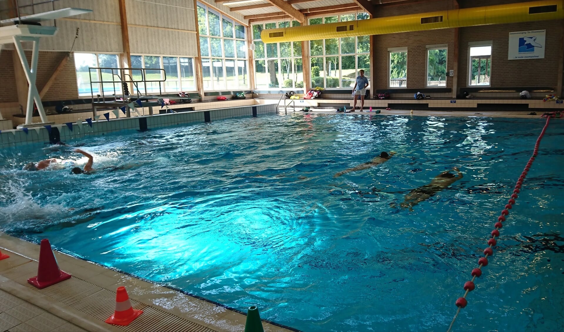 Eerste woensdagtraining weer voor de jeugd.