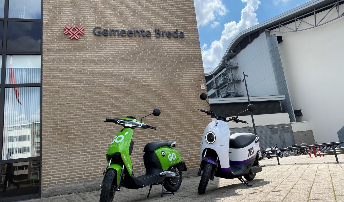 In oktober worden de scooters van Check in Breda geplaatst