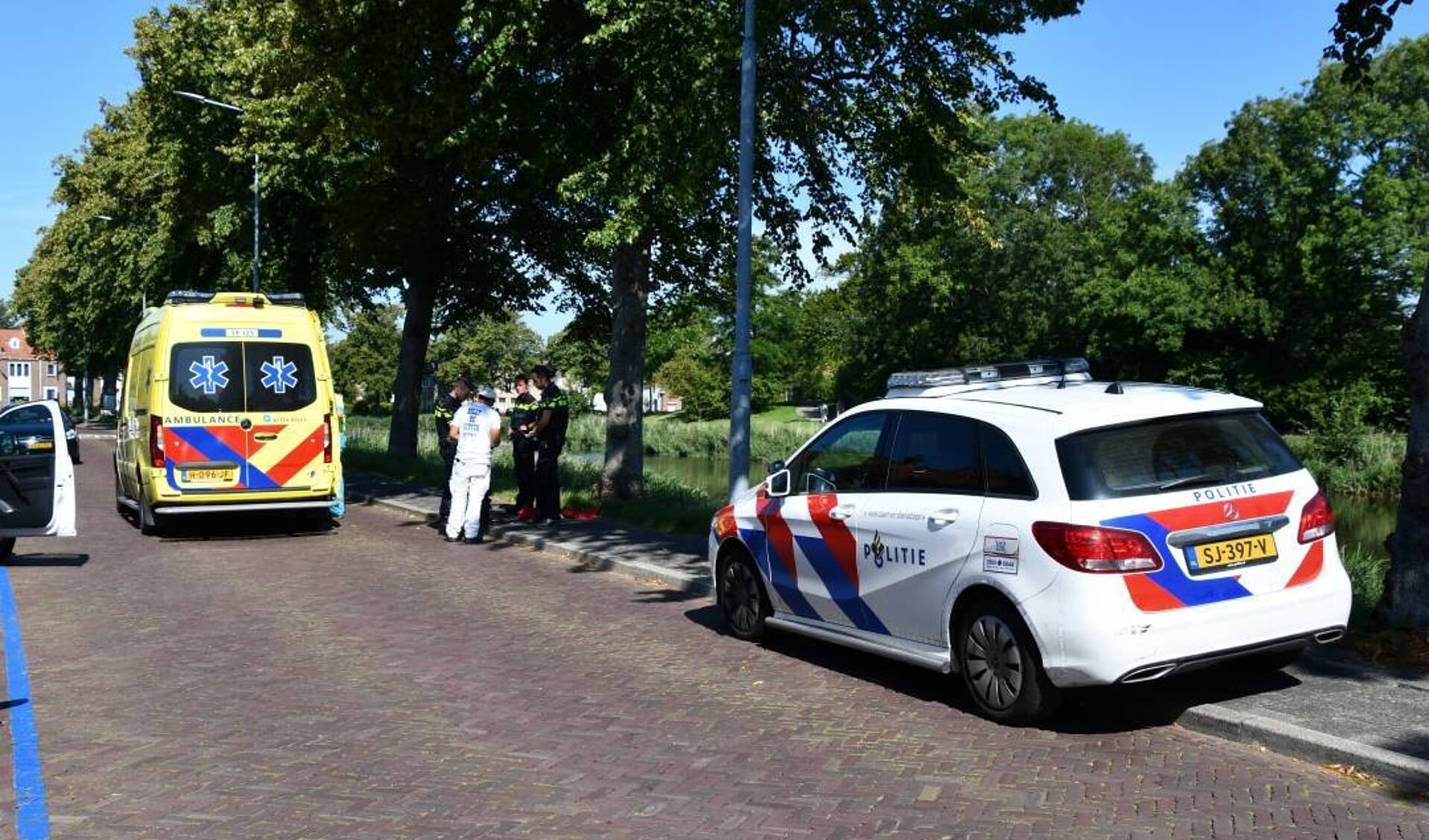 Het ongeluk gebeurde op de Langevielesingel in Middelburg.