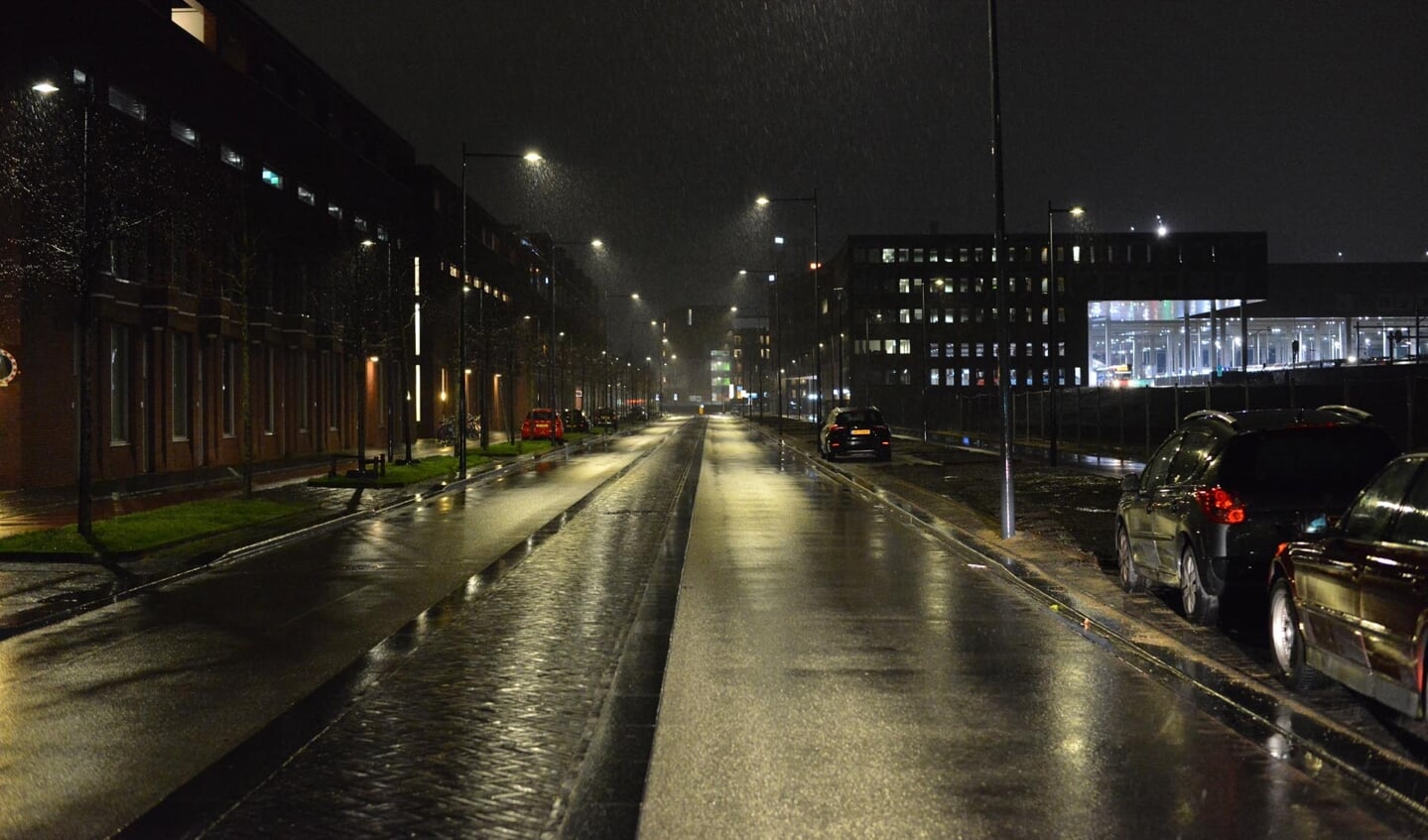 De Bredase straten zijn uitgestorven tijdens de eerste nacht met de avondklok. 