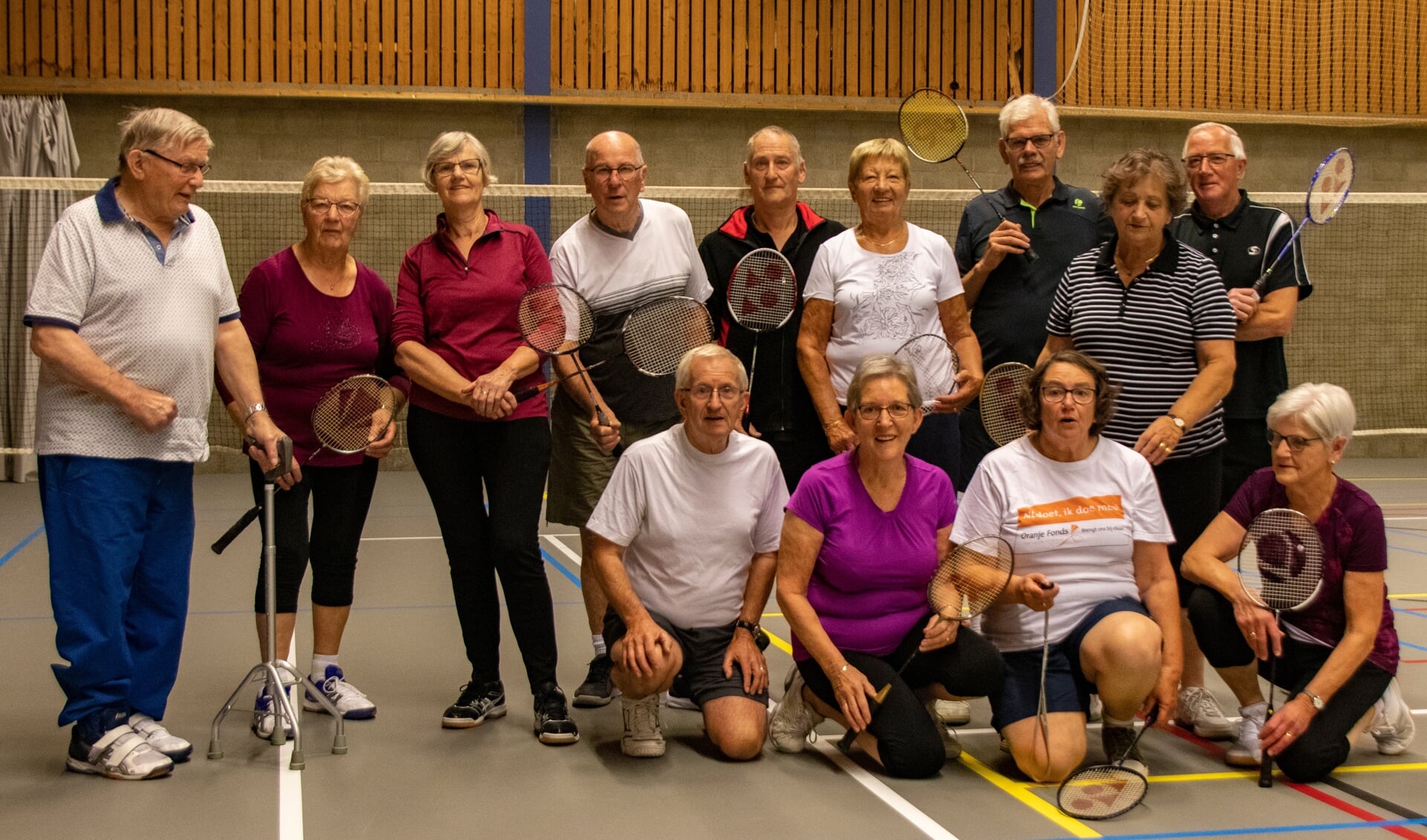 Badmintonclub Fifty Fit is afgelopen zomer weer van start gegaan.
