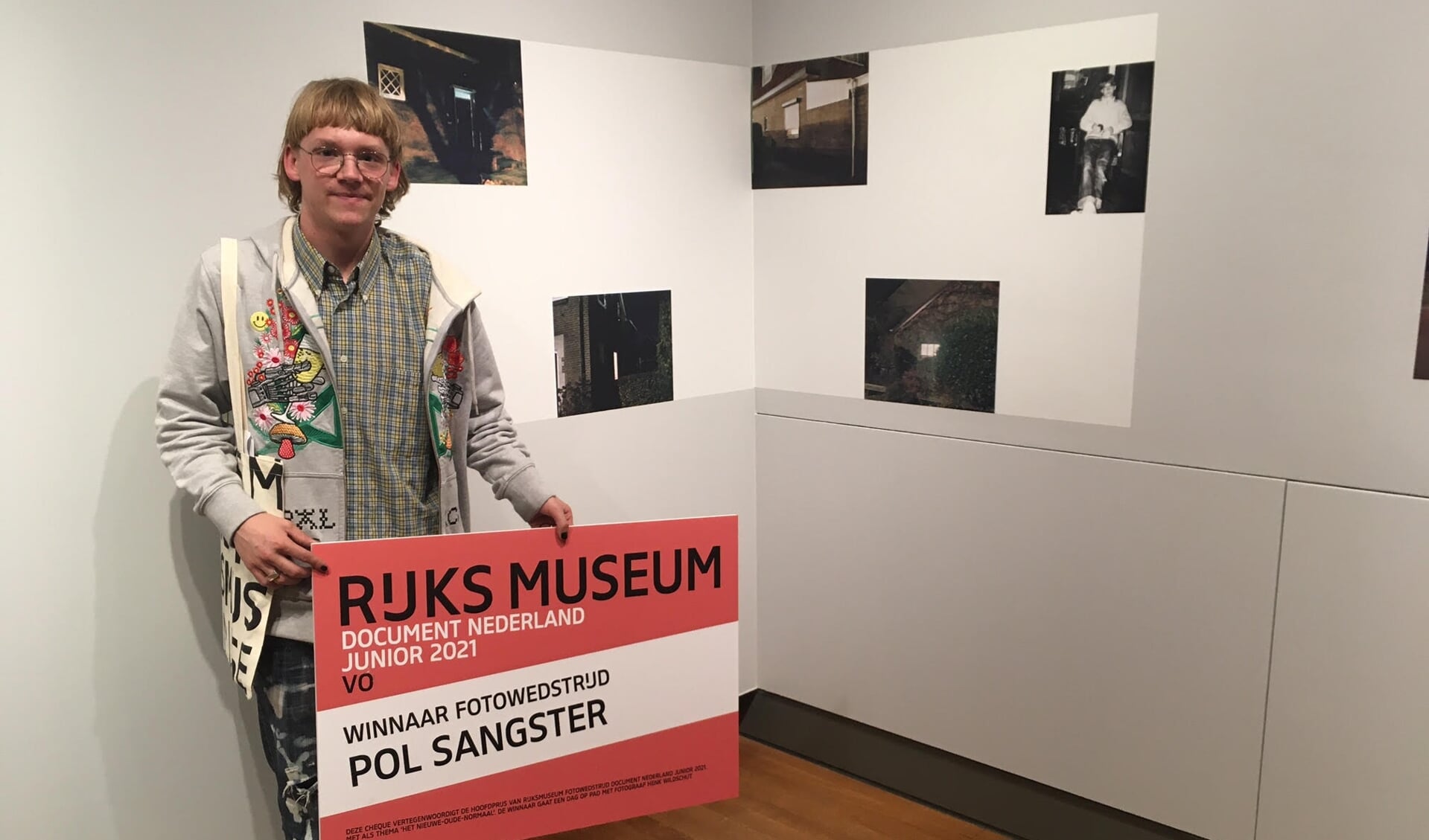 Pols foto's zijn te zien in het Rijksmuseum in Amsterdam.