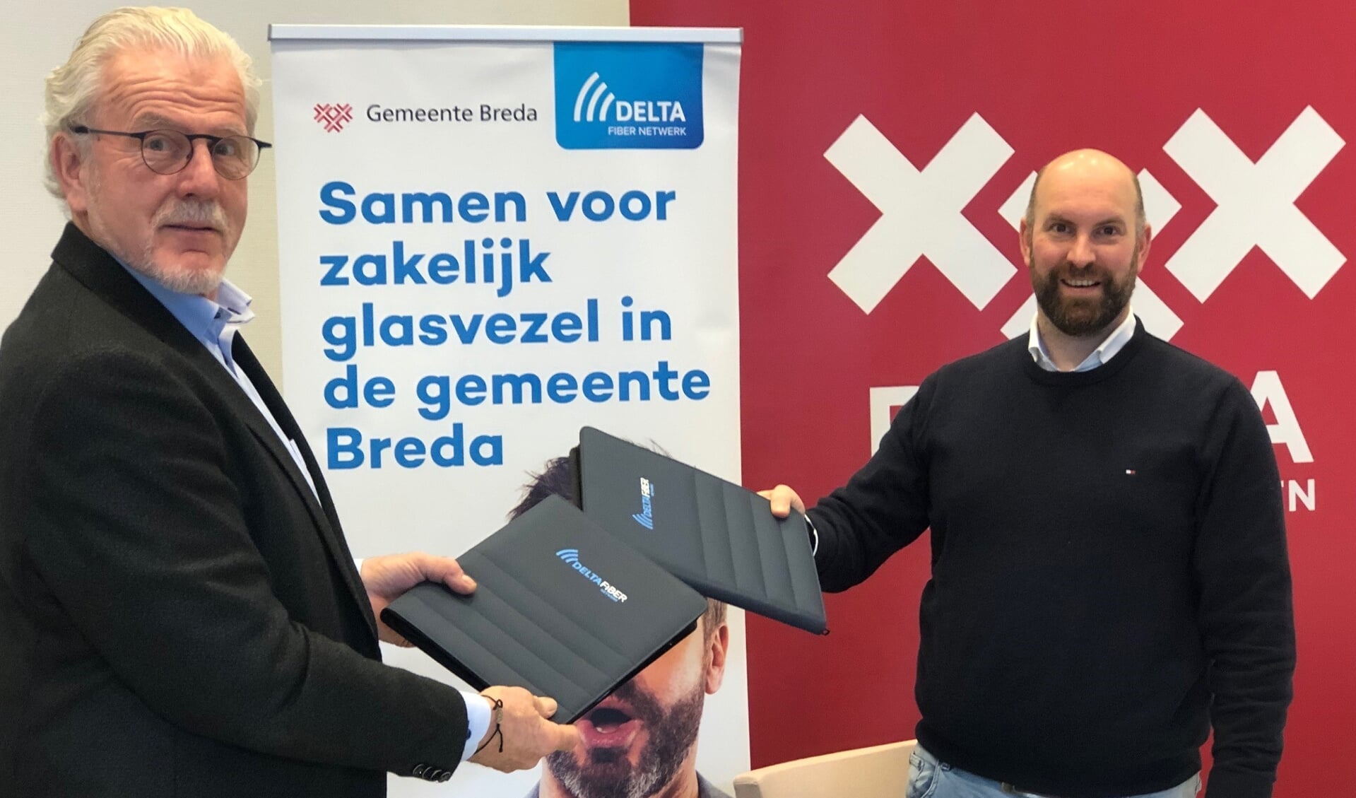 Gemeente Breda tekent samenwerkingsovereenkomst over glasvezel op Bredase bedrijventerreinen