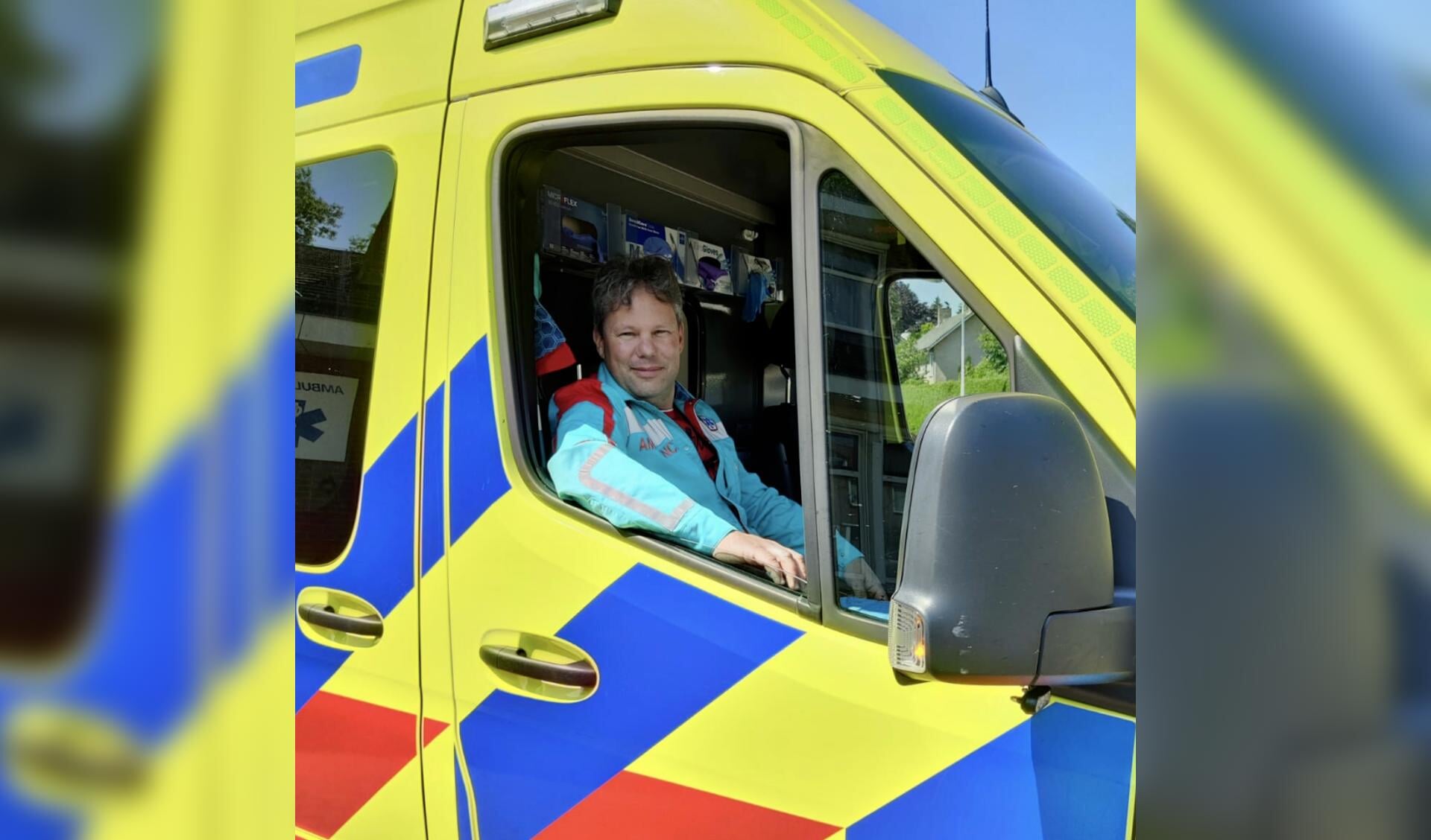 Jean Paul Burger is ambulanceverpleegkundige.