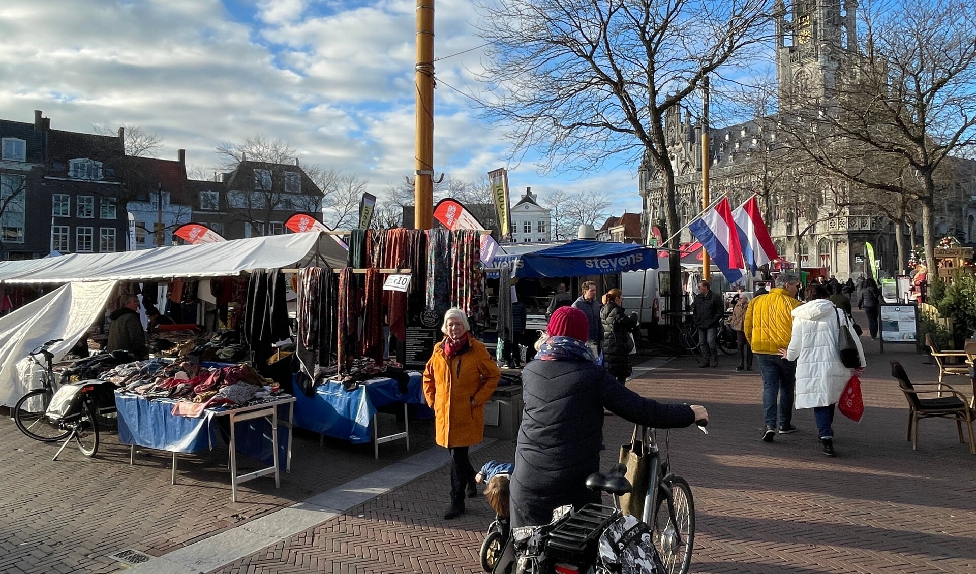 Weekmarkt Middelburg 16 december 2021