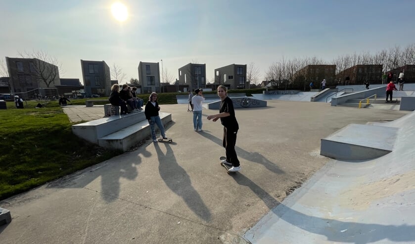 Skatepark WIM aan de Grote Sternstraat in Middelburg, maart 2021  