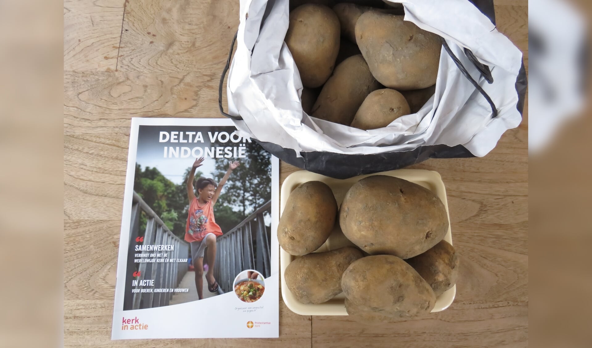 Aardappelactie Delta voor Indonesië.