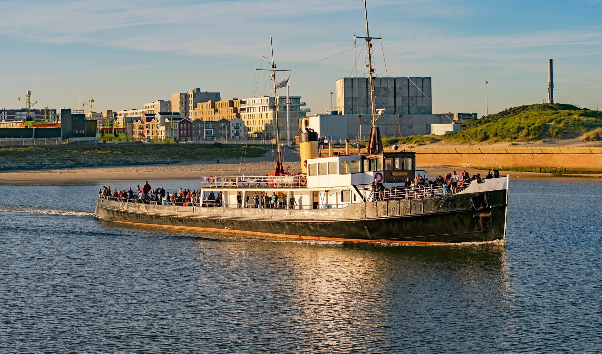 Voormalige PSD-boot Emma is in Vlissingen gebouwd en keert vandaag terug.