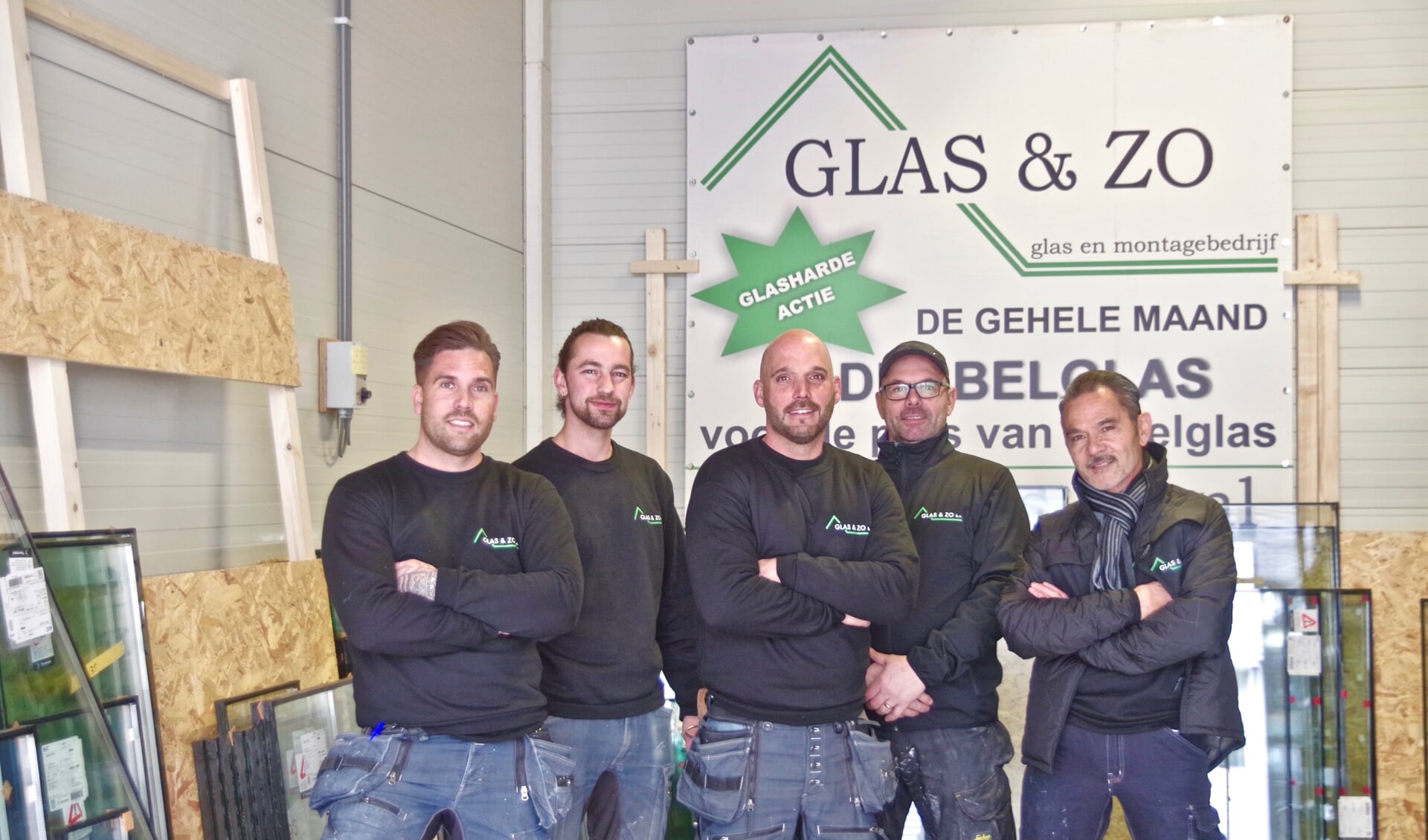 Het team van Glas & Zo.