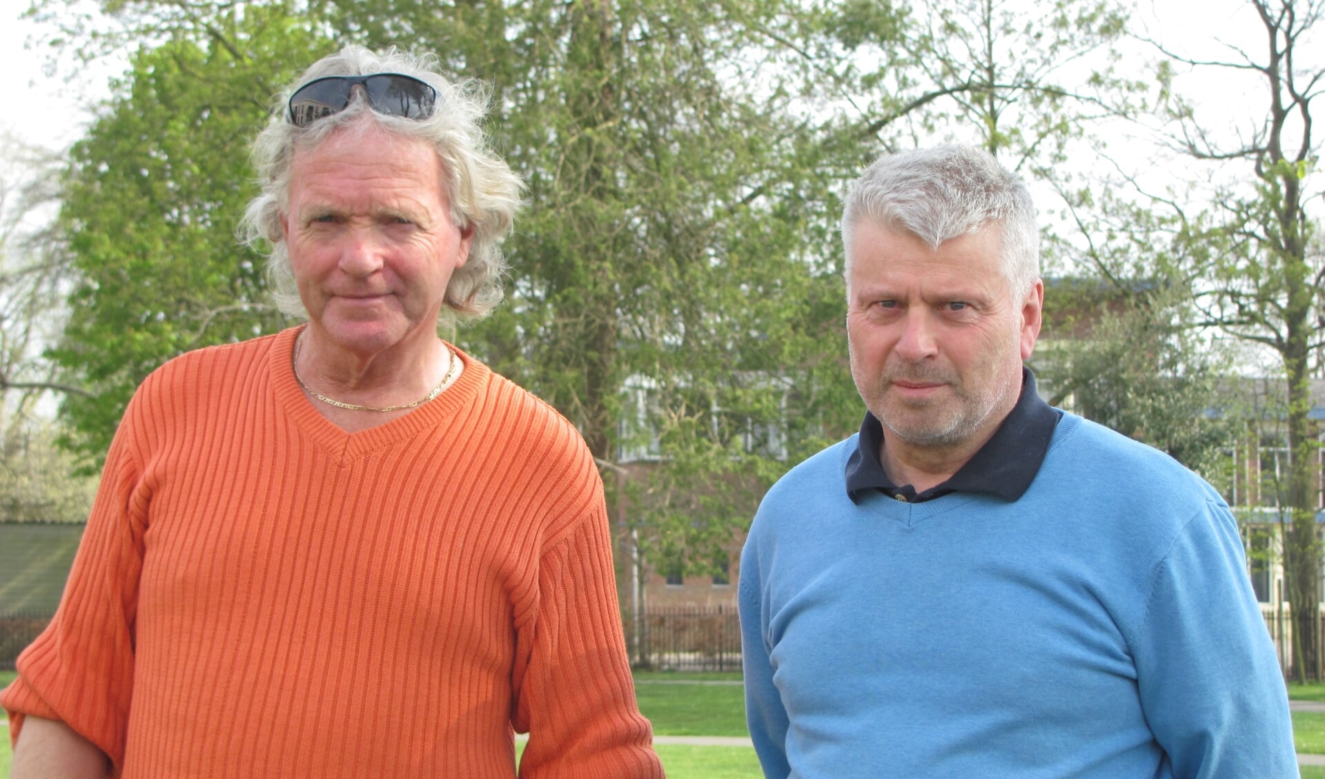 Jac van Nispen (links) en Johan Michielsen: 'We wilden per se iets organiseren om in beeld te blijven'