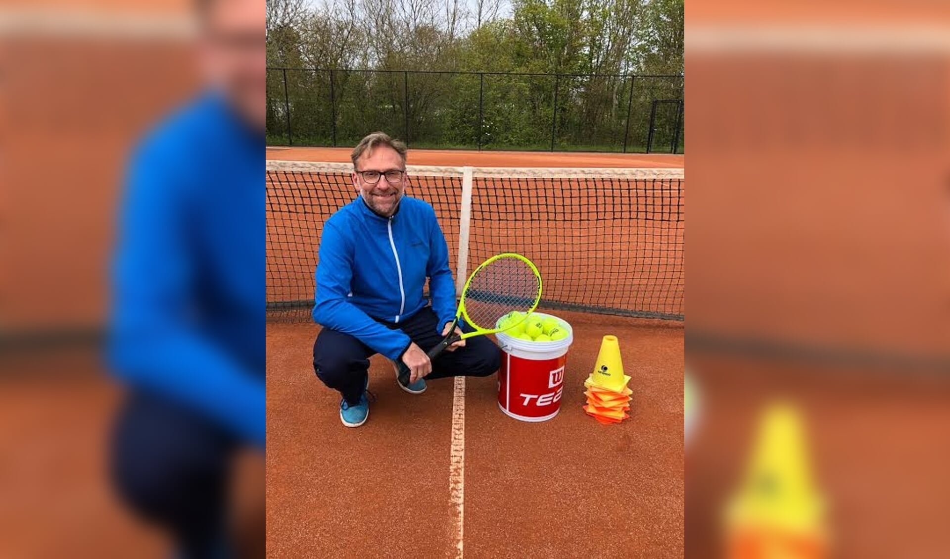 Jan-Willem de Coninck maakt mensen graag fan van tennis.