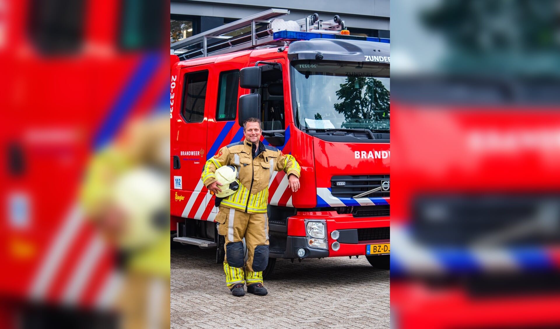 Over twee maanden is Remon Kadienaal klaar met de opleiding en is hij volwaardig brandweerman. 