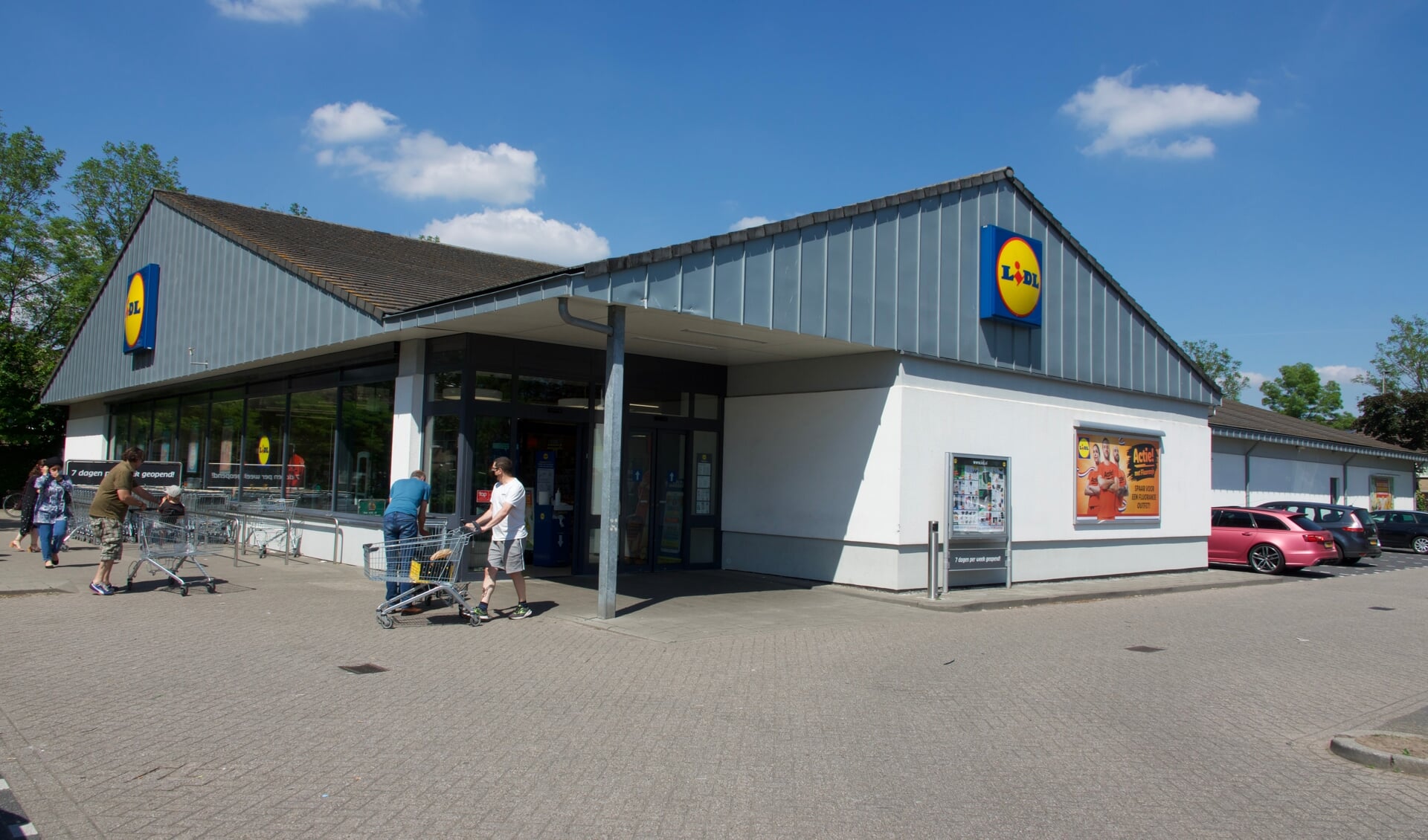 De Lidl is een grote supermarkt in de Grauwe Polder. 