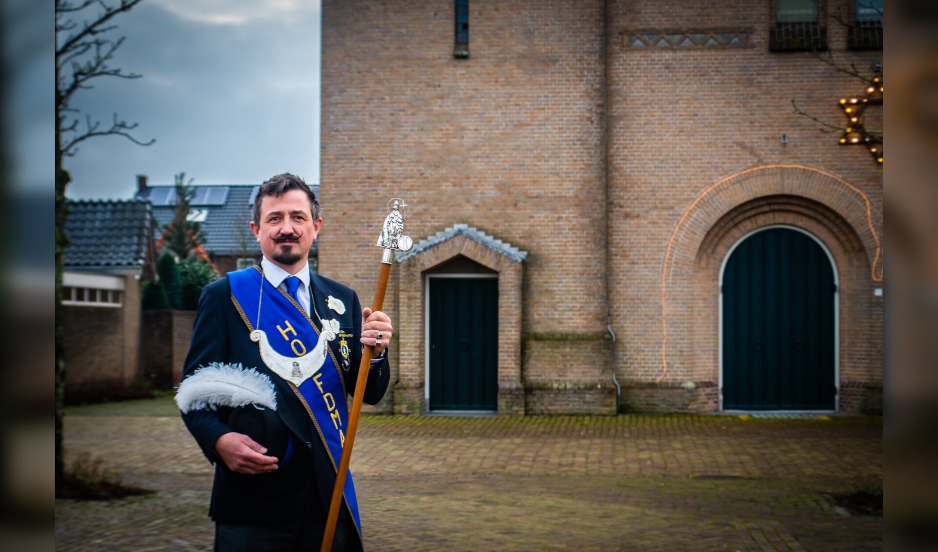 Bart Broosens van het Sint Willibrordusgilde uit Klein Zundert is te zien een een promovideo van het ministerie van BZK.