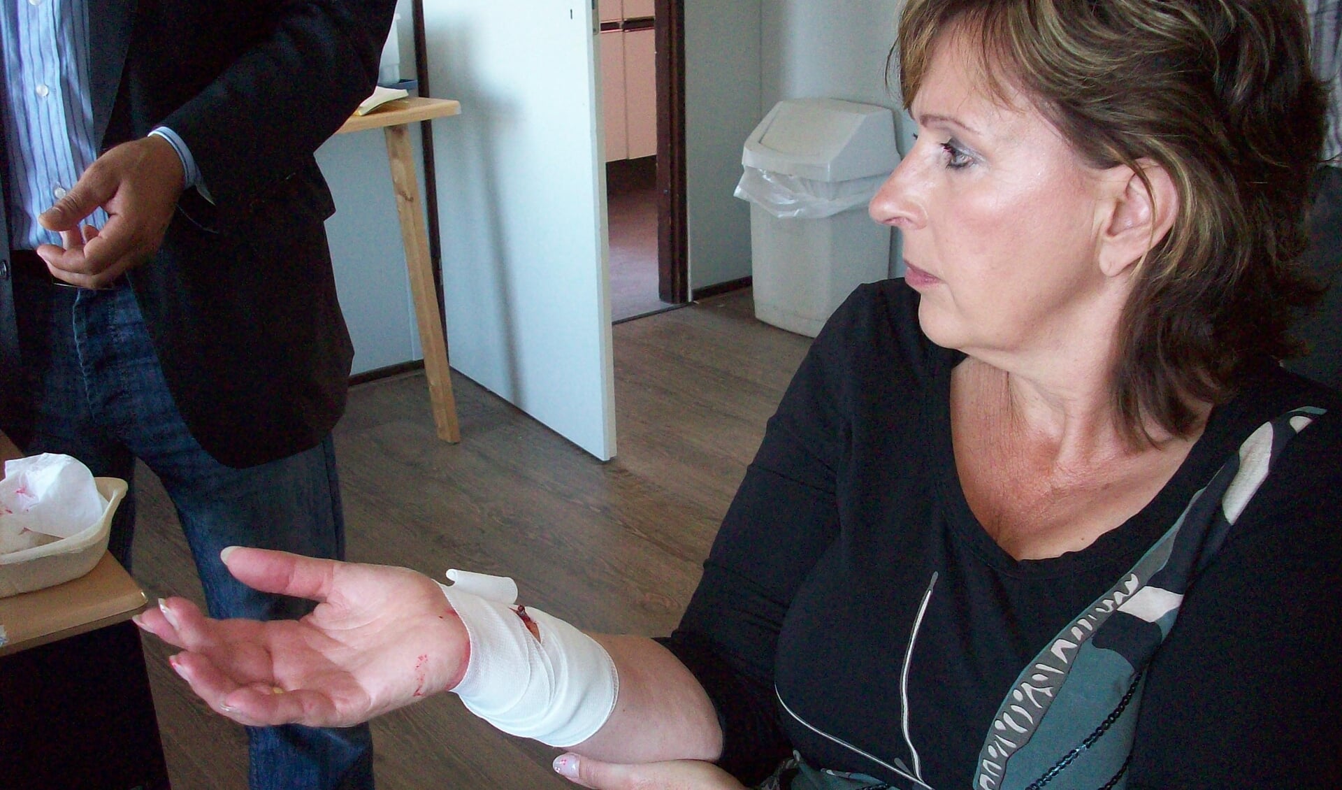Lisa van Antwerpen is EHBO-instructeur bij het Rode Kruis.