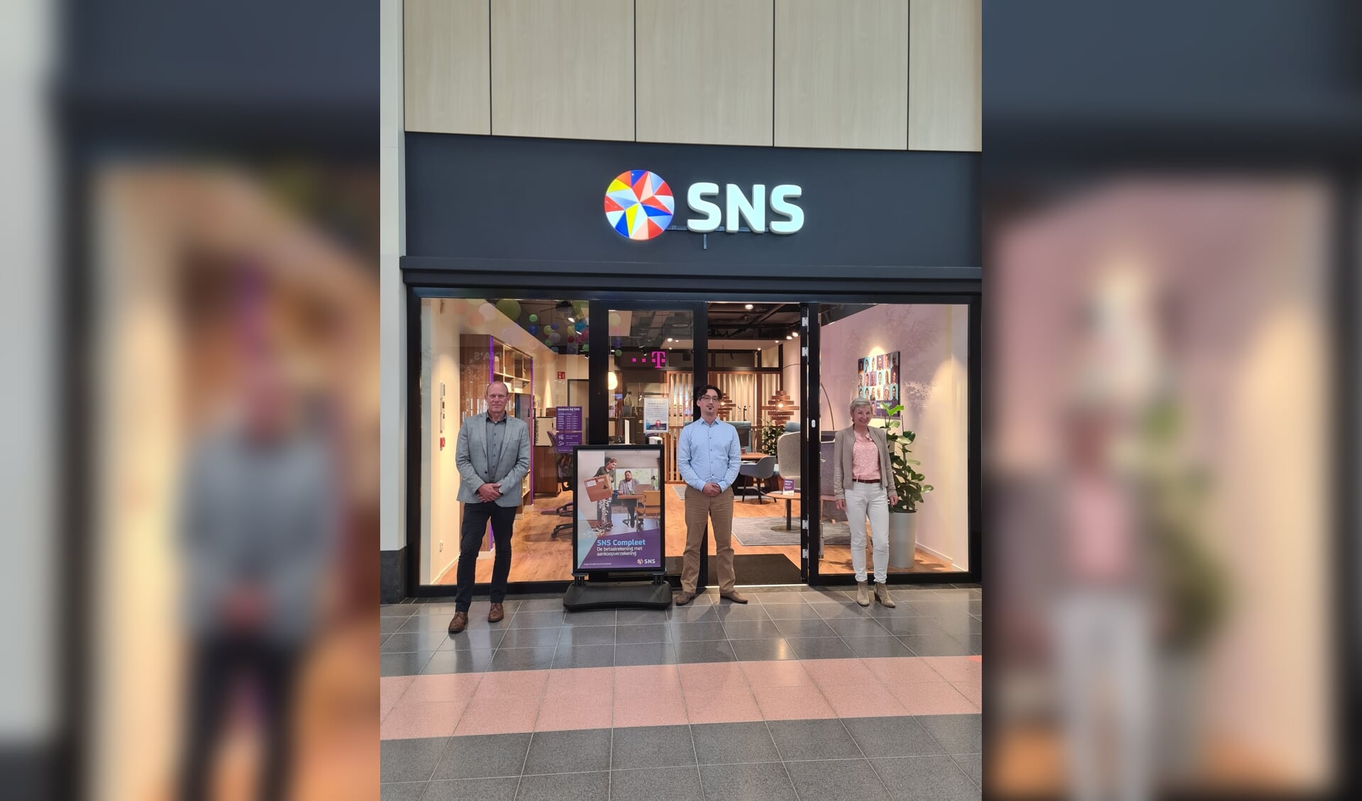 Het team van SNS Bank. 