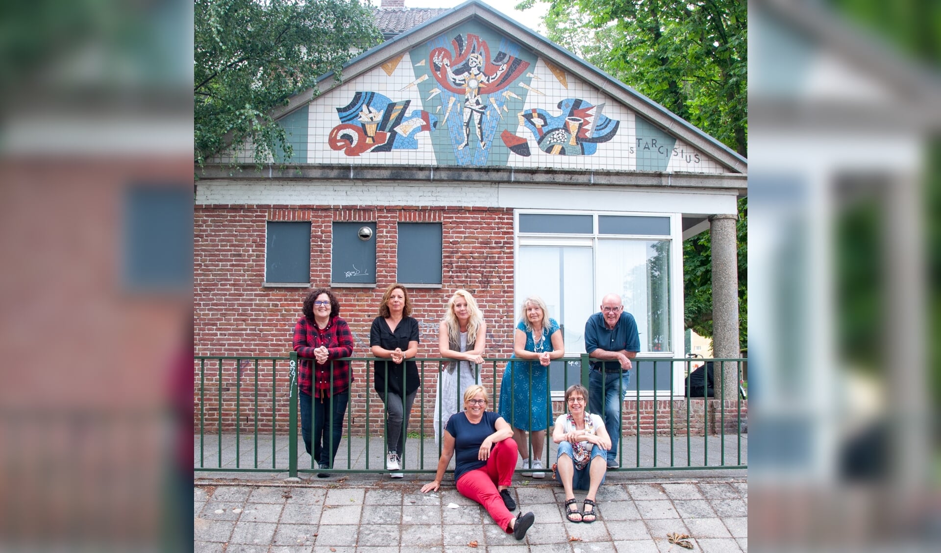 De kunstenaars in de oude Bergse basisschool houden zondag 11 juli een
open atelierdag.
