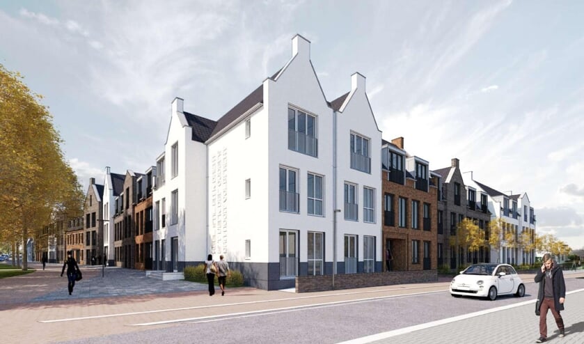 <p>Zo komt de nieuwbouw op de hoek van het Oranjeplein en de Burgemeester Stemerdinglaan eruit te zien.</p>