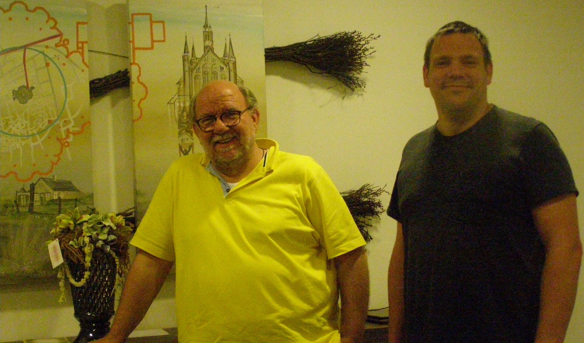 Wim Roelands (rechts) en Ton van Tetering van het Alpha-Team Rucphen-Zundert.