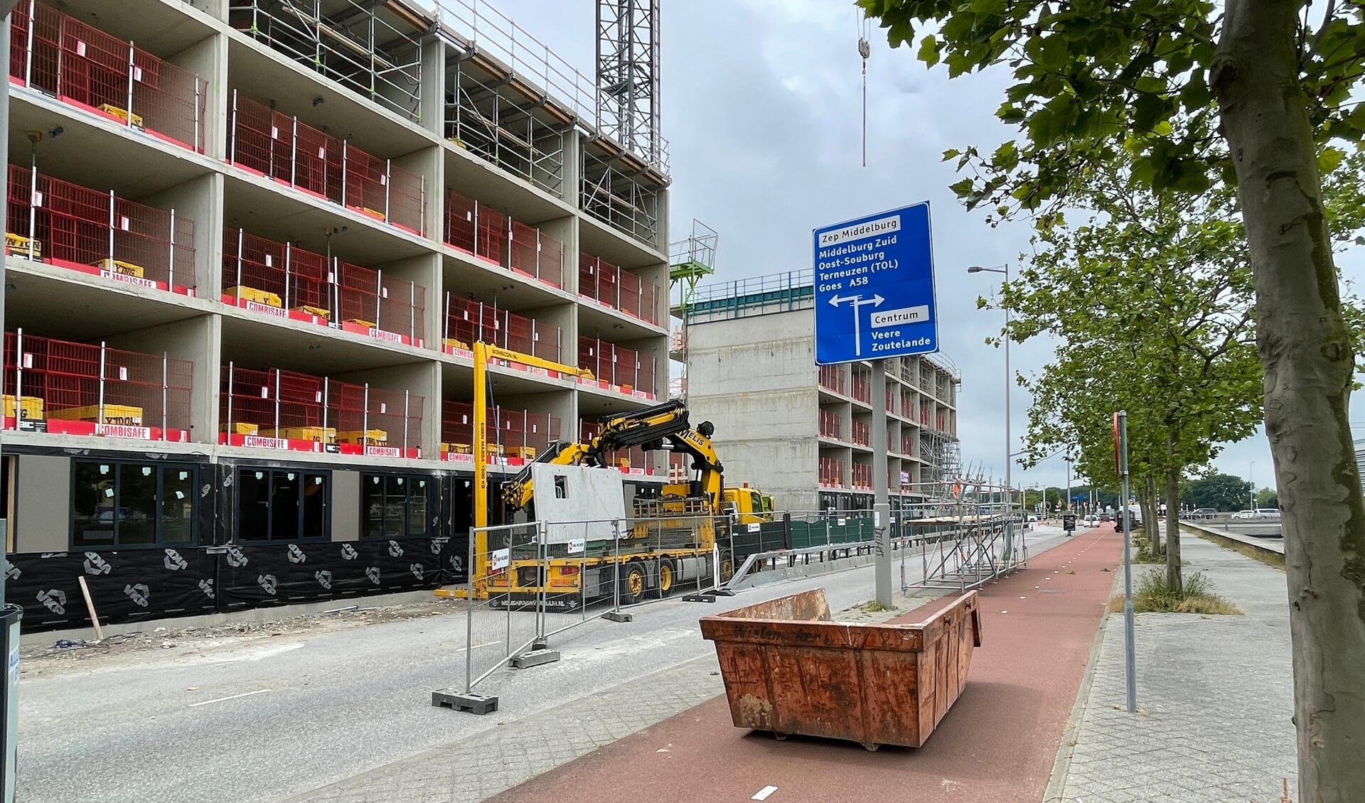 Nieuwbouw Kanaalweg Middelburg juli 2021