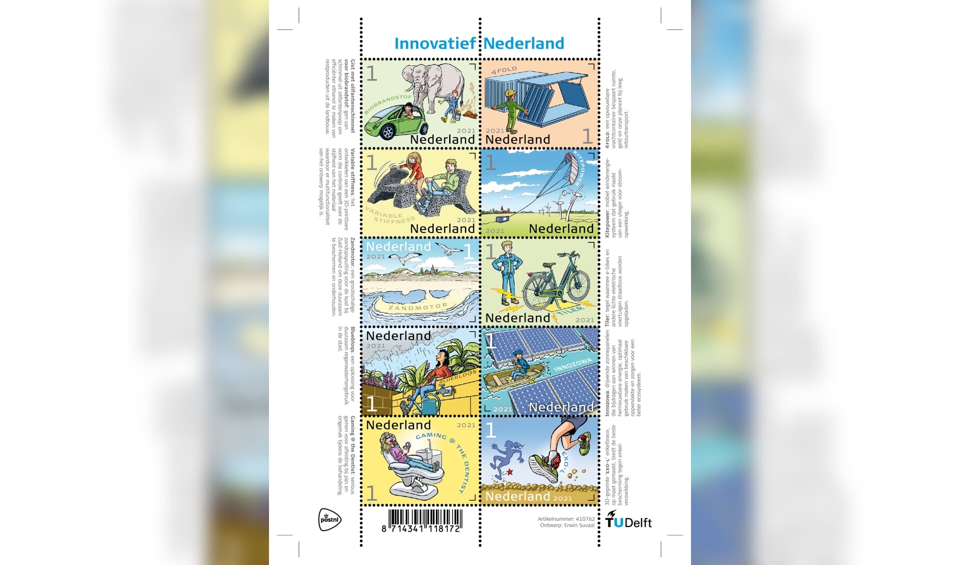 Postzegelvel ‘Innovatief Nederland’