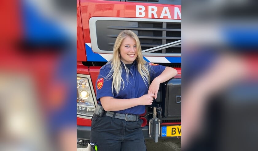 <p>Bij Femke werd liefde voor brandweer met paplepel ingegoten.</p>