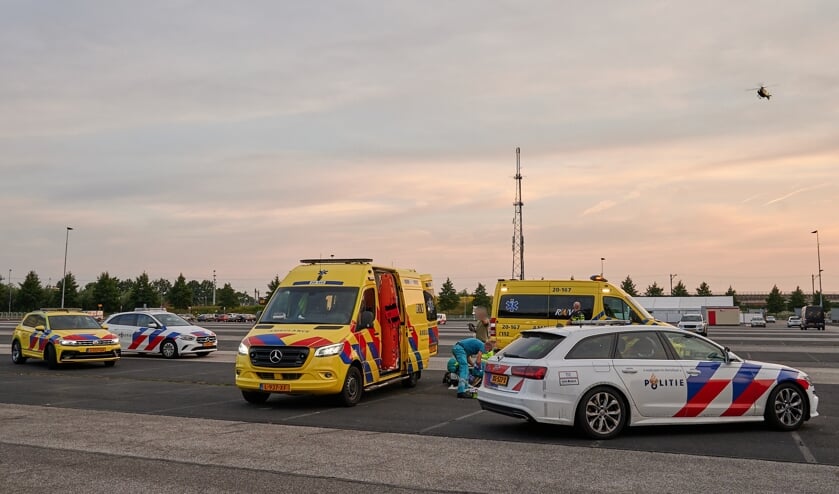 De hulpdiensten kwamen met meerdere eenheden ter plaatse.