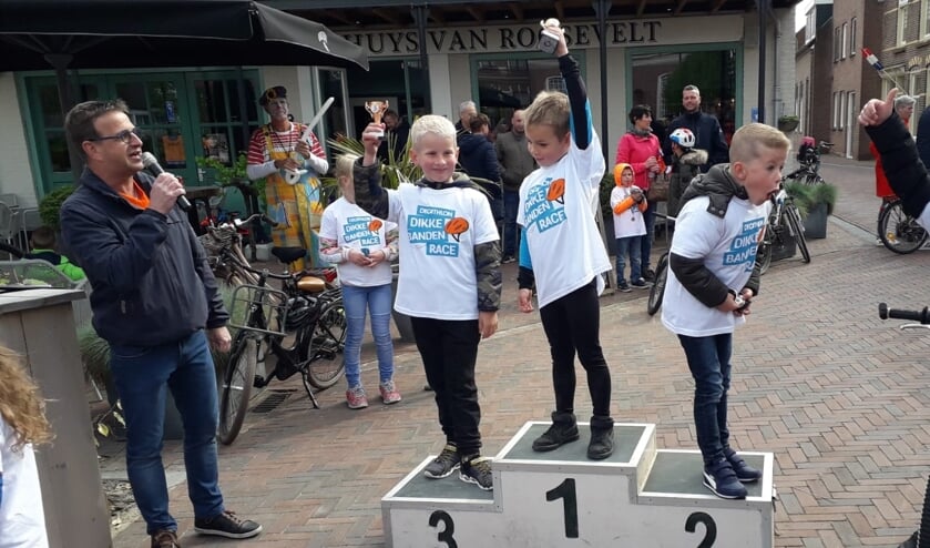 Podium van de dikke banden race in 2019