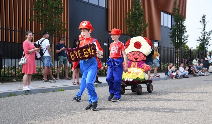 Toch een optocht voor kindercorso.