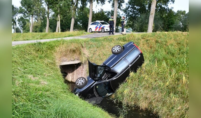 De automobilist kon zelf het voertuig verlaten.