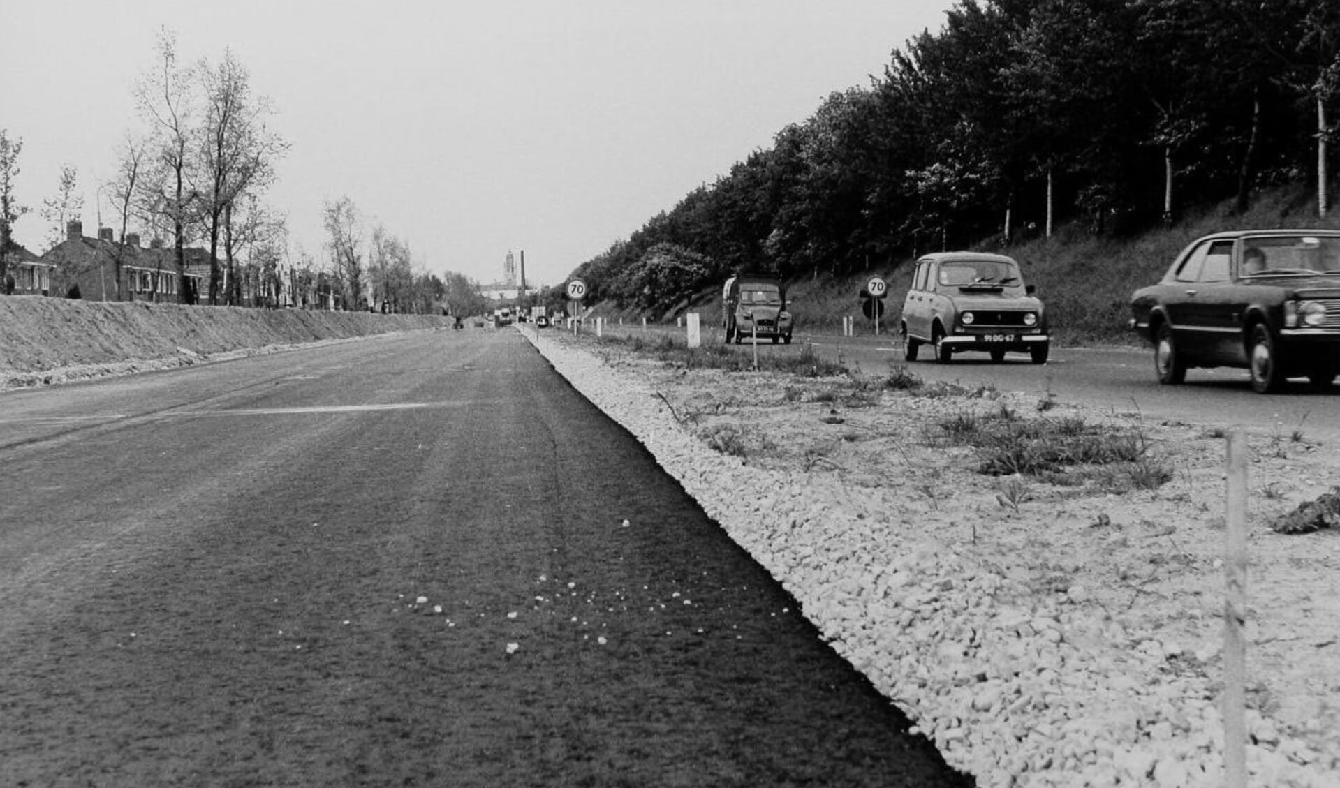 De rijbaanverdubbeling van de Nieuwe Vlissingseweg in 1979