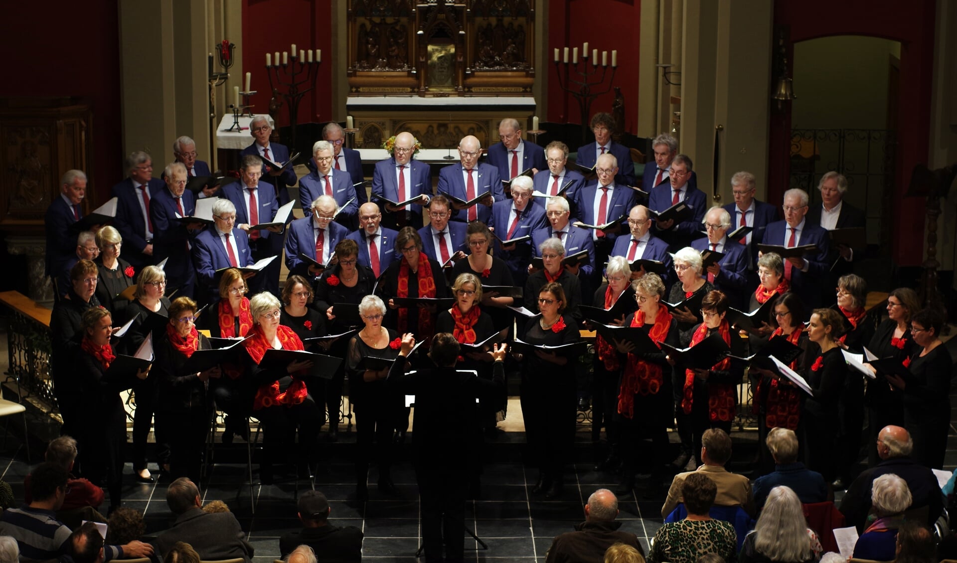 Fortissimo en Mea Dulcea tijdens het kerstconcert 2019.